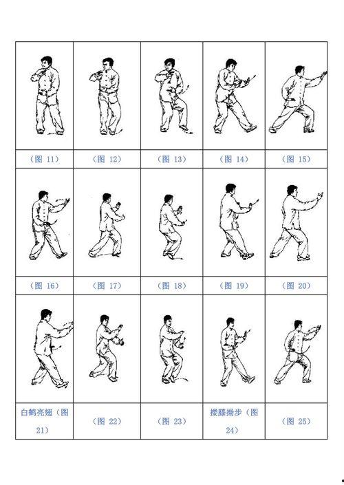 简化二十四式太极拳视频