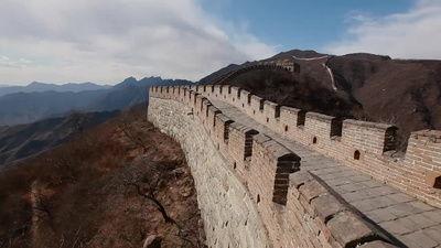 长城航拍视频,空中视角下的长城壮丽画卷