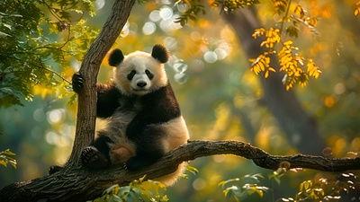熊猫视频素材,温馨瞬间，治愈心灵