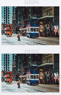 香港街景视频,繁华都市的瞬间掠影