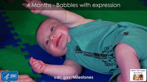 4个月宝宝视频,萌态百出，温馨记录