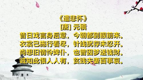 读唐诗朗诵视频,穿越时空的音韵之旅